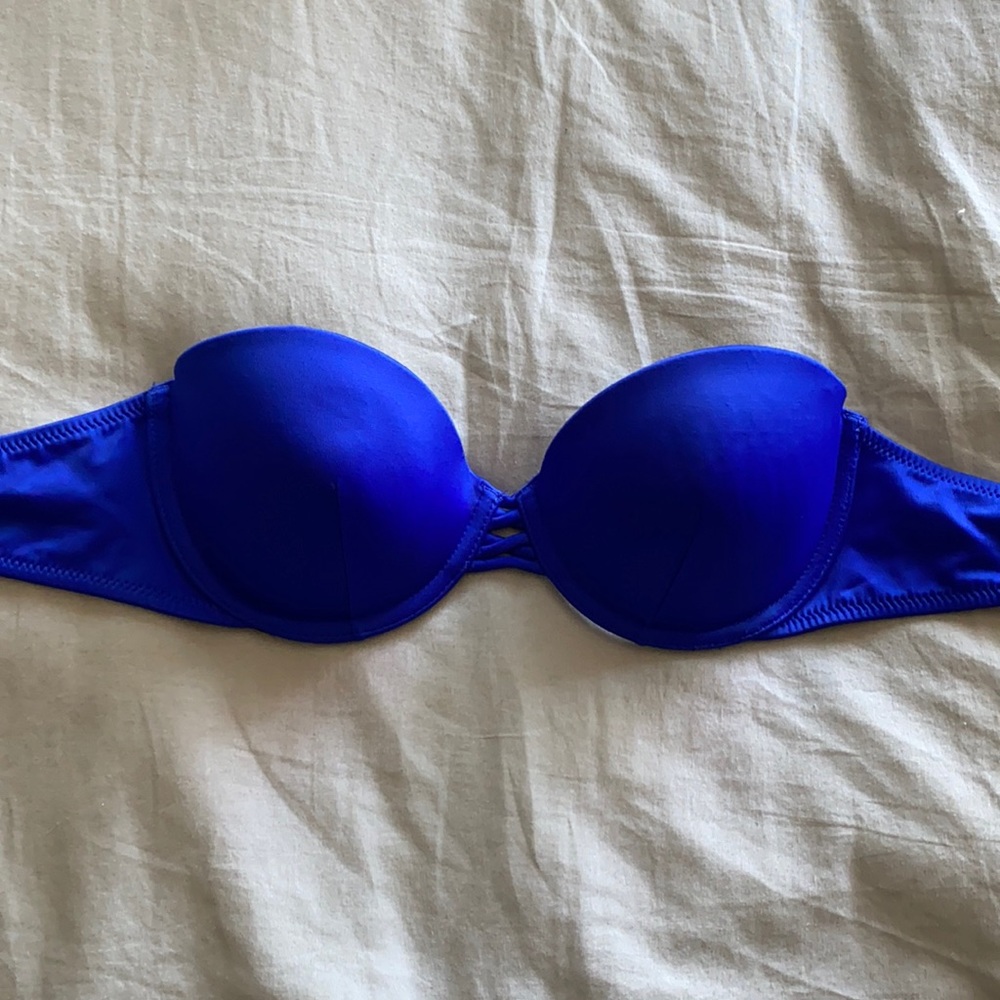 Victoria secret Blue push up swim top size 32c
